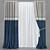 Elegant Drapery in Various Colors 3D model small image 2