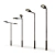 Alpina m Street Lamp - Elegant Outdoor Lighting 3D model small image 1