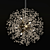 Elegant Crystal Chandelier 3D model small image 1