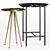 Elegant Botello Side Table - A Touch of Luxore 3D model small image 1