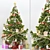 Festive Christmas Tree Display 3D model small image 1