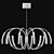 Elegant Hanging Solution: Romatti Chandelier Hook 3D model small image 2