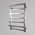 BOSFOR Mila Electric Heated Towel Rail 3D model small image 1