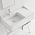 Siwa by Ceramica Cielo: Stylish Vanity Set 3D model small image 5