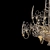 Ethereal Butterfly Chandelier 3D model small image 3