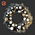 Festive Holiday Wreath with Ornaments 3D model small image 1