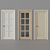 Sophisticated Chalet Interior Door 3D model small image 5