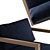 Elegant Eve Lounge Chair: Stylish Design & Premium Materials 3D model small image 4