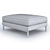 Sleek Elliot Ottoman 3D model small image 2