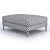 Sleek Elliot Ottoman 3D model small image 3