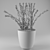 White Ceramic Lavender: Stunning 3D Model 3D model small image 2