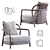 Alison Flexform Armchair: Elegant and Comfortable 3D model small image 1