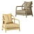 Alison Flexform Armchair: Elegant and Comfortable 3D model small image 5