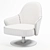 Elegant Swivel Armchair: Ludwig 3D model small image 3