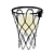 Mantra Basketball Wall Light | Modern Metal Design 3D model small image 1