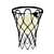 Mantra Basketball Wall Light | Modern Metal Design 3D model small image 2