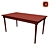 Elegant Ingatorp Extendable Table 3D model small image 3