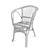 Cozy Rattan Garden Armchair 3D model small image 2