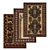 Title: 1966 Vintage Carpets Set 3D model small image 1