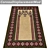 Title: 1966 Vintage Carpets Set 3D model small image 4