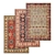 1968 Carpets Set: High-Quality Textures for Close and Distant Views 3D model small image 1
