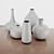 Elegant Ceramic Vases 3D model small image 2