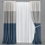 Versatile Curtain with Lush Transitions 3D model small image 3