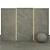 Sleek GrayStone Textured Slabs 3D model small image 3