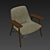 Keilhauer Oro Armchair: Unparalleled Comfort and Style 3D model small image 4