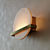 RIKEN LED Wall Lamp: Elegant Marble Disc 3D model small image 3