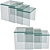 Versatile Vida Nest of Tables - Small, Medium, Large Sizes 3D model small image 1