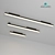 Sleek Magnetic Track Lamp 3D model small image 2