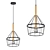 Mesh Metal Pendant Light: FORMAT Series 3D model small image 1