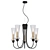 Evoluce Rammo SLE112403-05 Pendant Chandelier 3D model small image 1