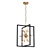 Xander 12-Light Brass Pendant 3D model small image 1