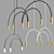 Modern Metal Suspension Lights 3D model small image 1