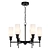 Vitaluce V4791-7/6 Pendant Chandelier 3D model small image 1