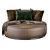 Comfy Love Seat Pouf 3D model small image 3