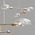 Twisted Elegance Chandelier 3D model small image 1