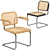 Modern Wicker Cesca Chair 3D model small image 2