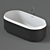 Lariana Agape: Elegant Freestanding Bathtub 3D model small image 2