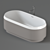 Lariana Agape: Elegant Freestanding Bathtub 3D model small image 3