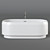Lariana Agape: Elegant Freestanding Bathtub 3D model small image 4