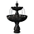 Elegant Fountain Sculpture 3D model small image 4