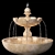 Elegant Fountain Sculpture 3D model small image 5