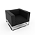 ELECTRA Office Armchair: Sleek, Stylish, Comfortable 3D model small image 1