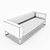 ELECTRA Three-Seater Office Sofa 3D model small image 3