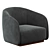 Elegant Fendi Casa Fanny Armchair 3D model small image 3