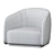 Elegant Fendi Casa Fanny Armchair 3D model small image 5