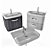 Replay Bathroom Sink: Modern Design 3D model small image 1